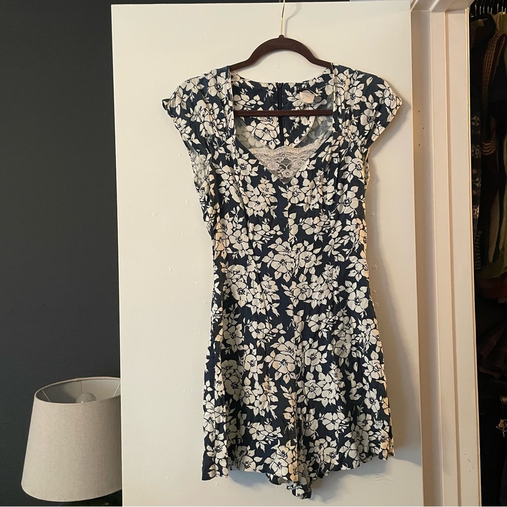 Vintage Floral Romper